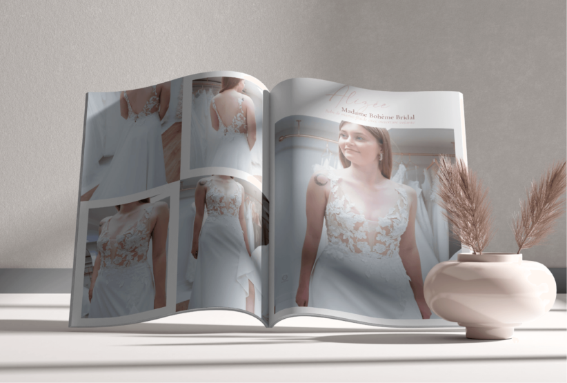 Création catalogue Madame Bohème agence communication design Eskyce